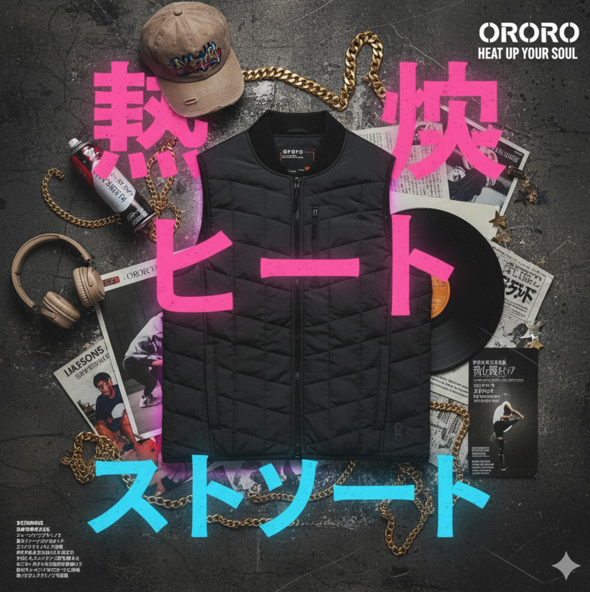 ORORO heated vest product showcase
